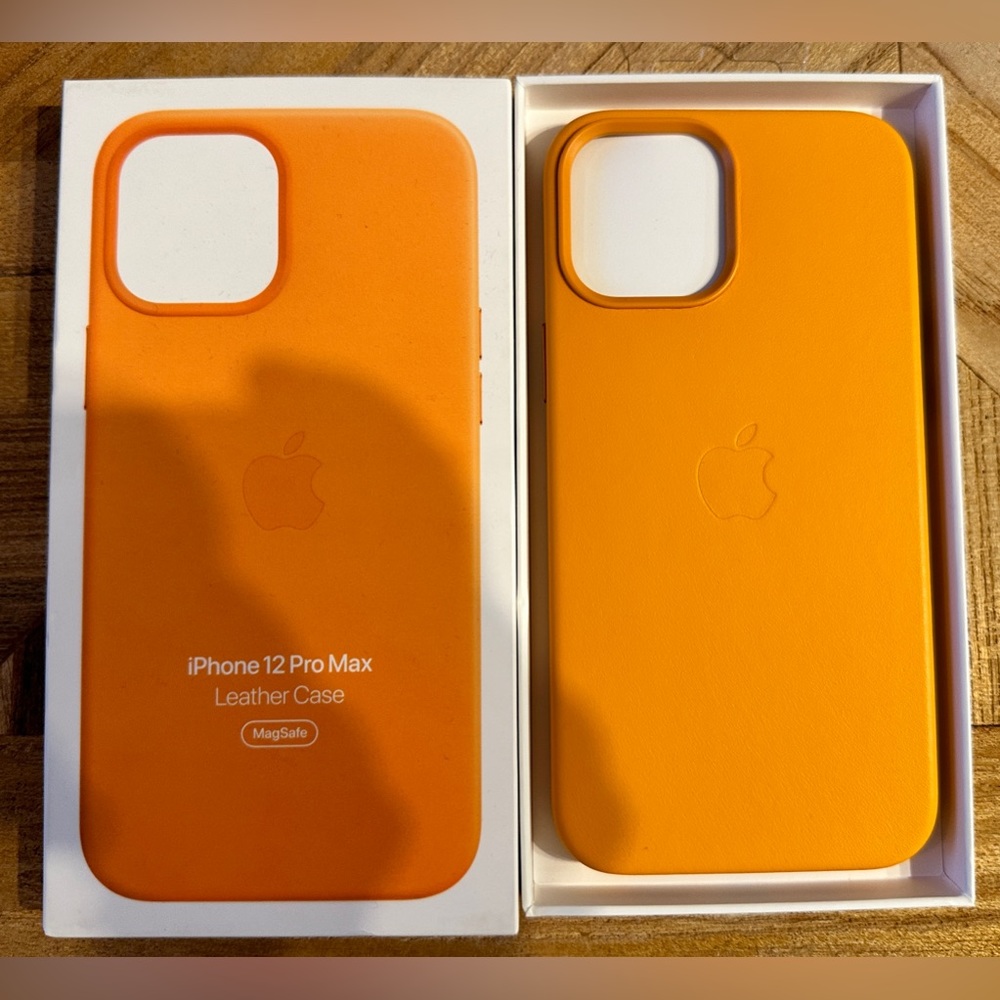 Apple 12 Pro Max Leather Phone Case - California Poppy